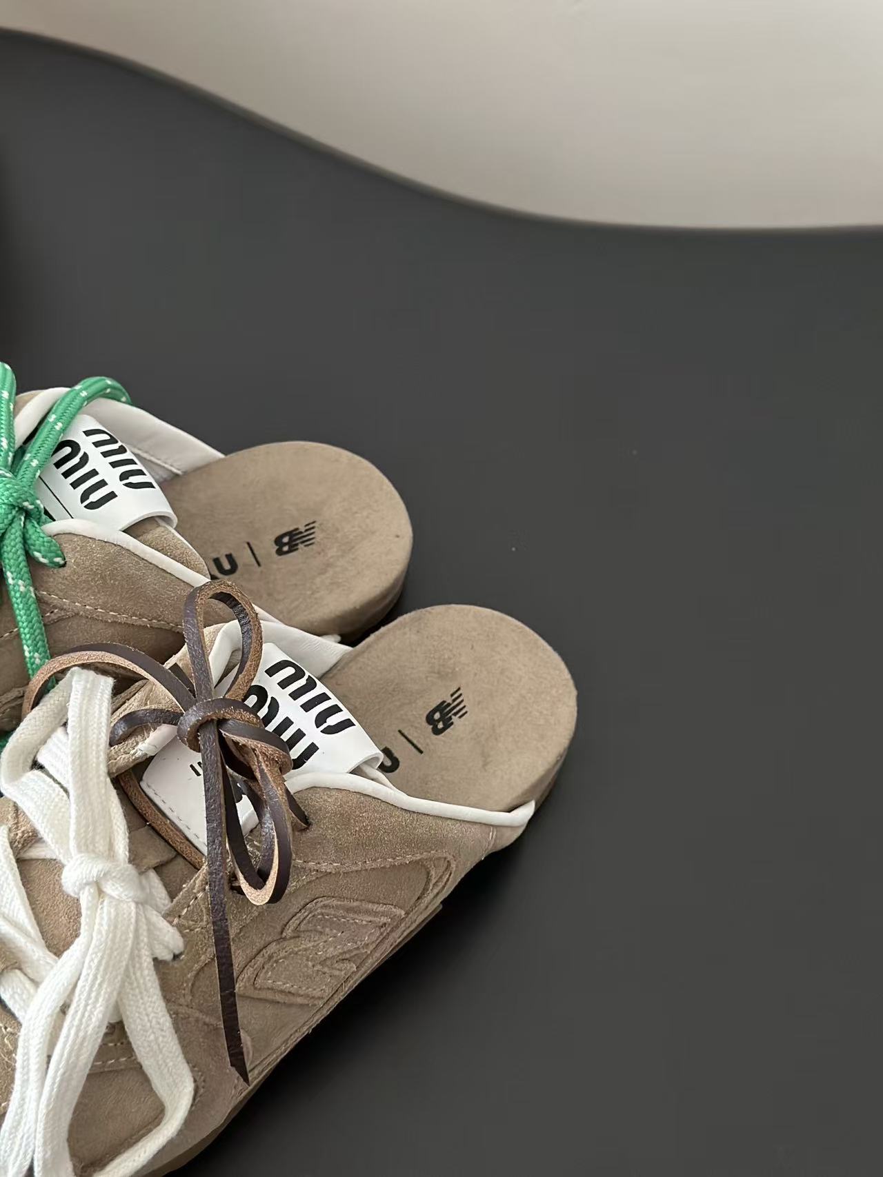 Miu Miu & New Balance Slippers