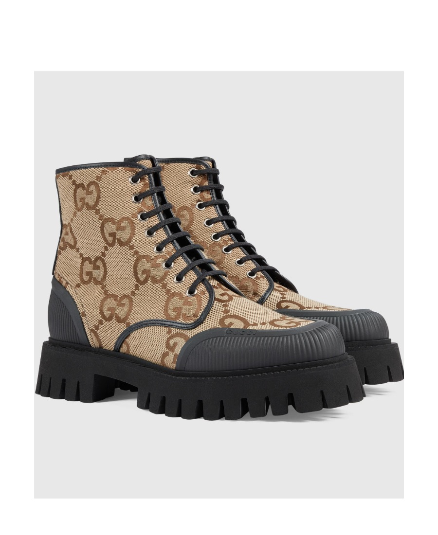 GUCCI  canvas ankle boots for women
