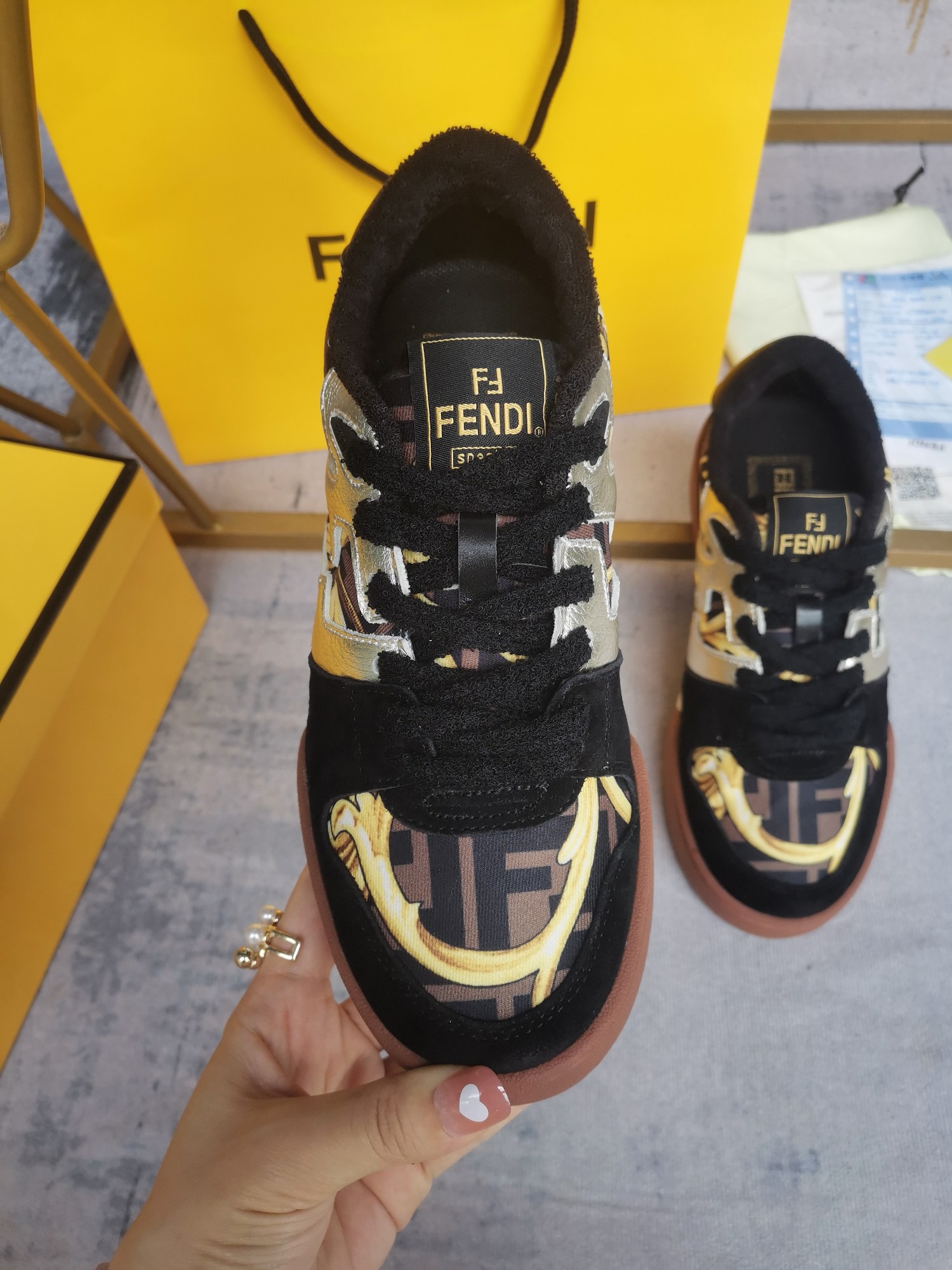 FENDI Match Sneakers