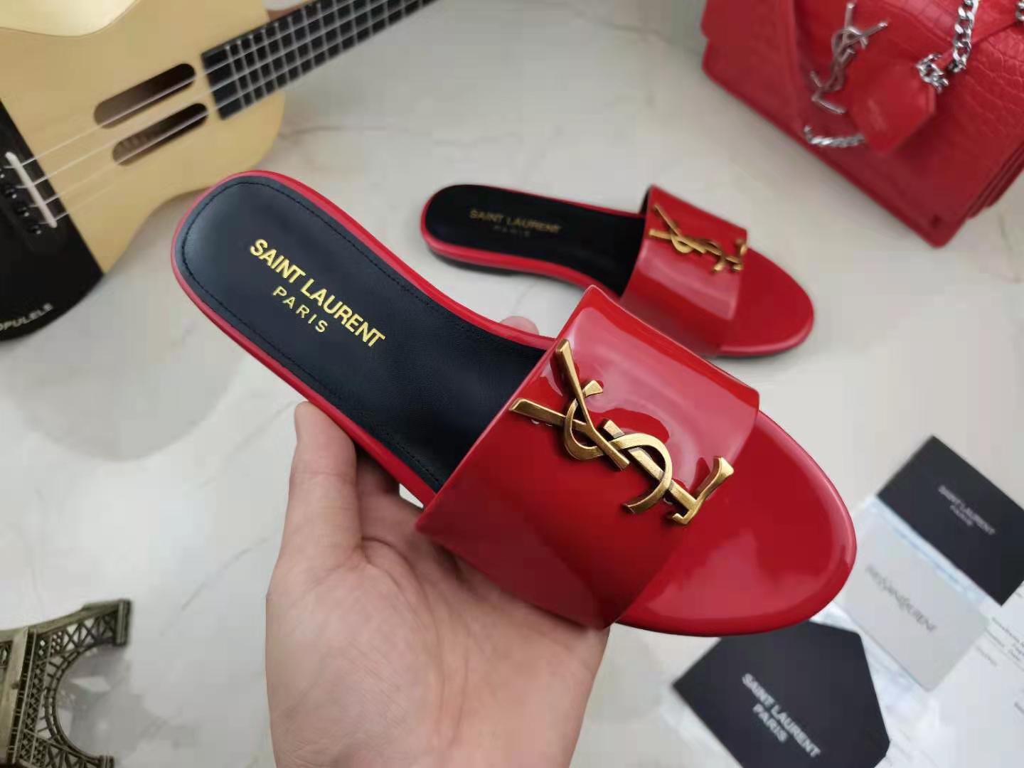 YSL Flat Slippers