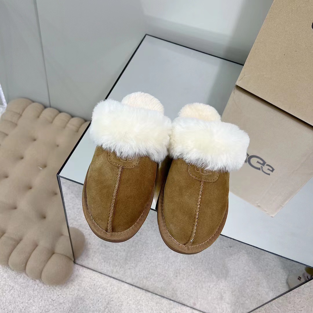 UGG Wool Half Slides