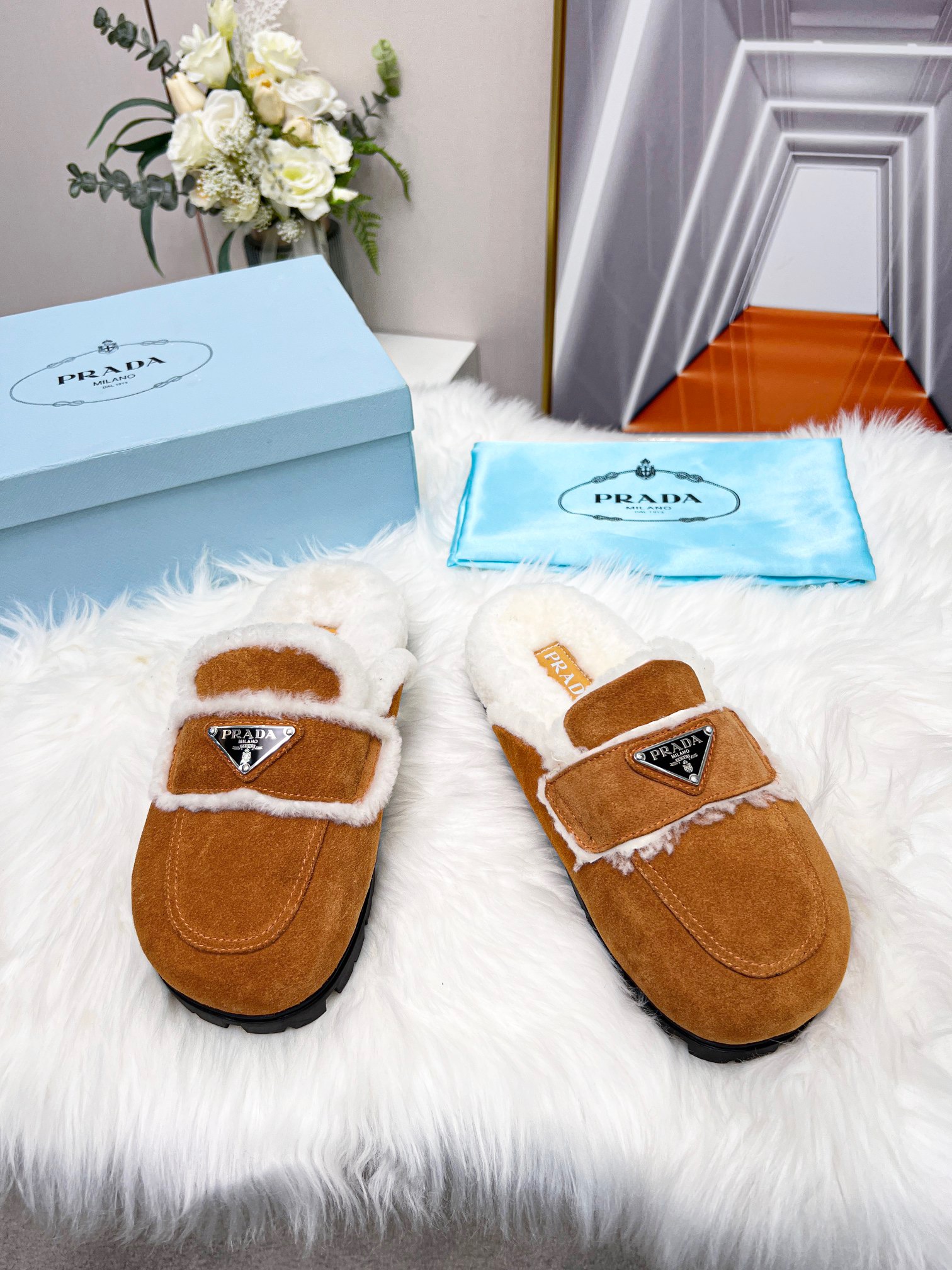 PRADA Wool Slippers