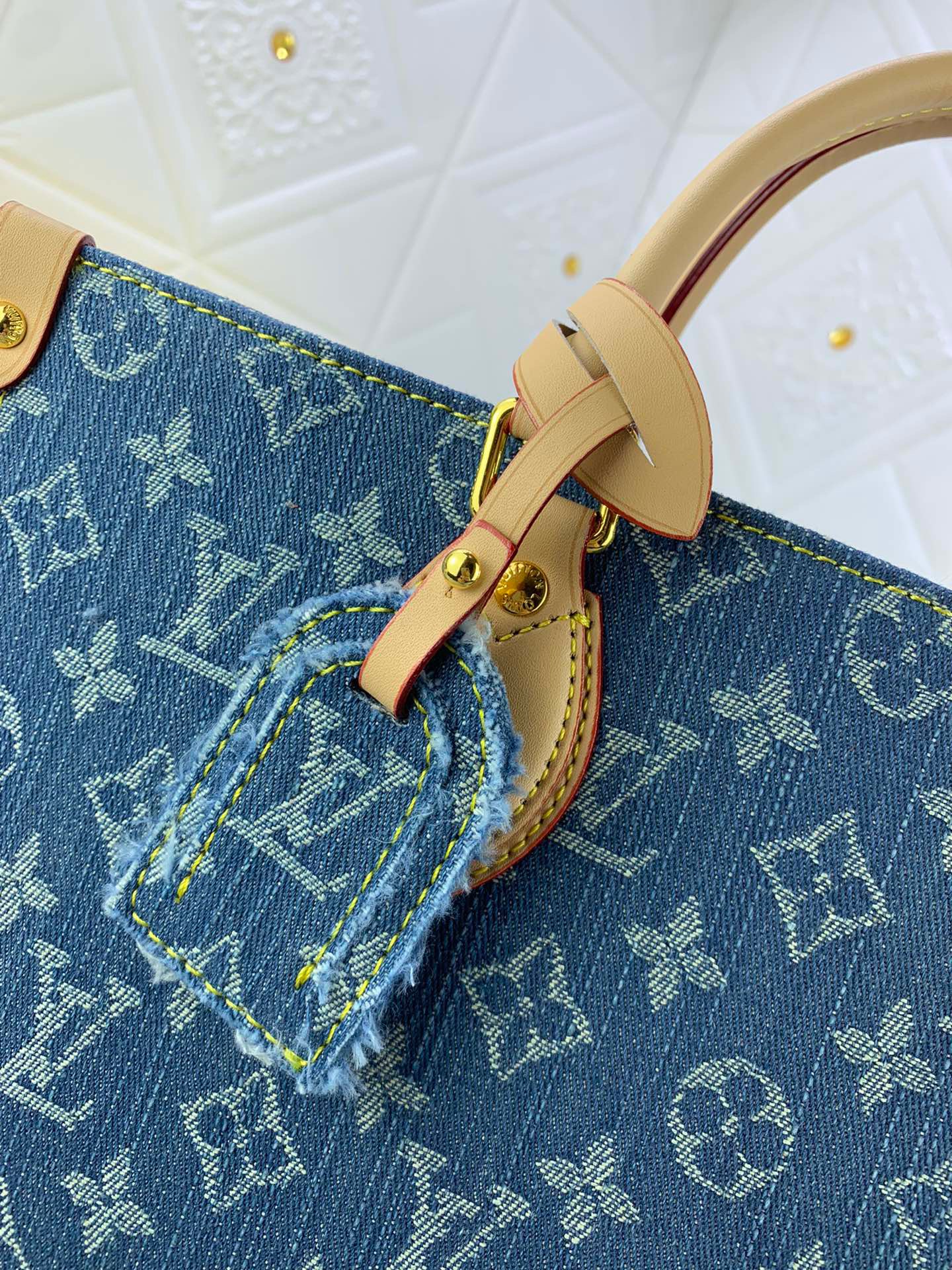 LV Onthego Denim Handbag