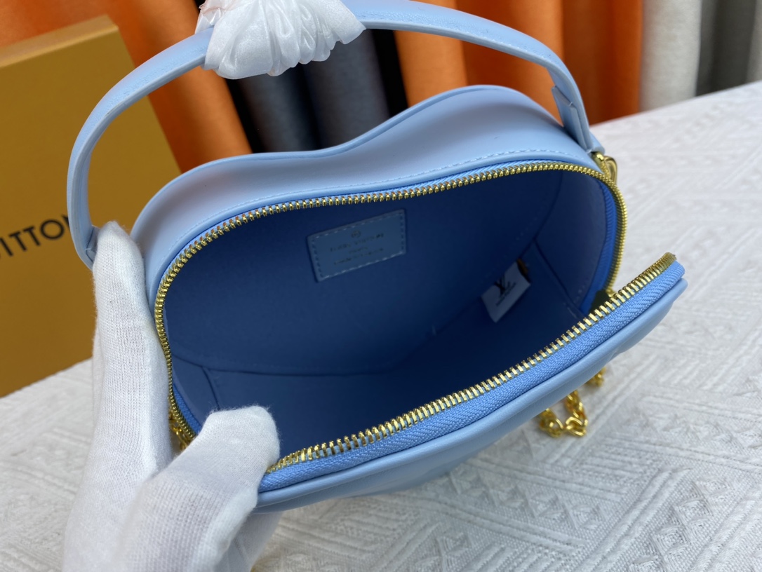 LV Bubblegram Heart Bag