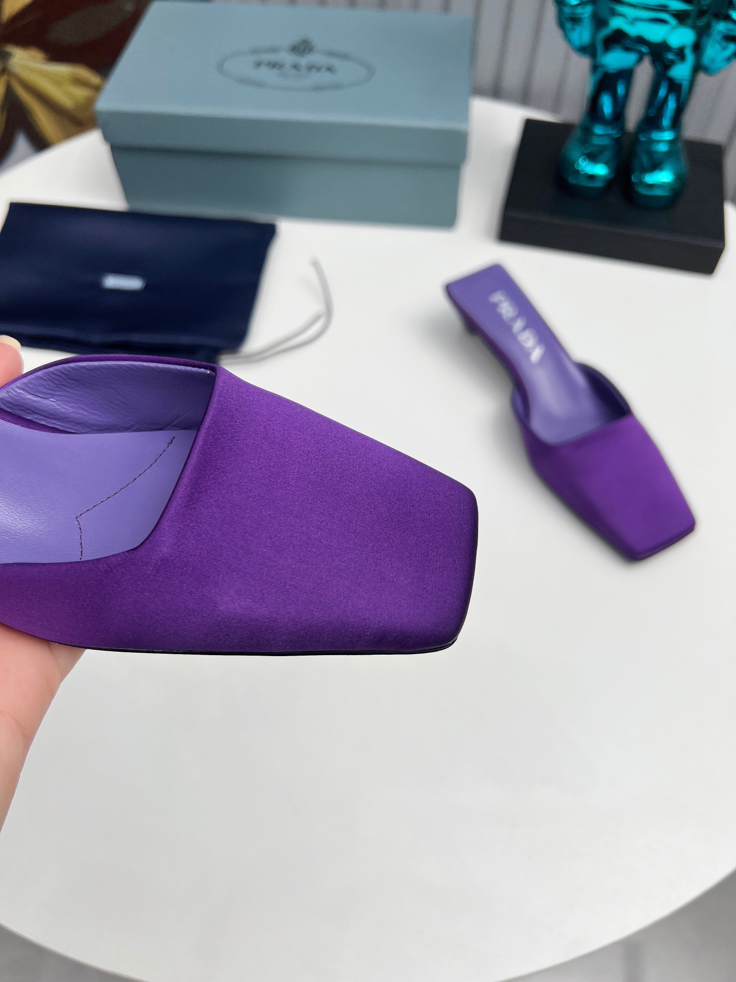 PRADA Silk Satin Muggles