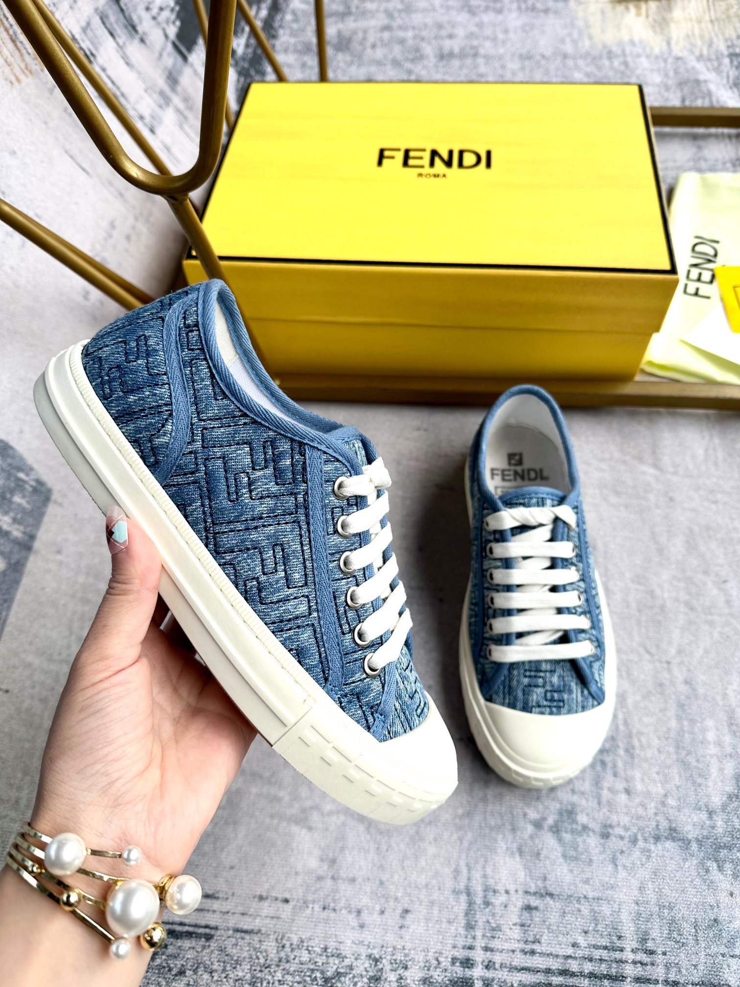 FENDI Domino Sneakers