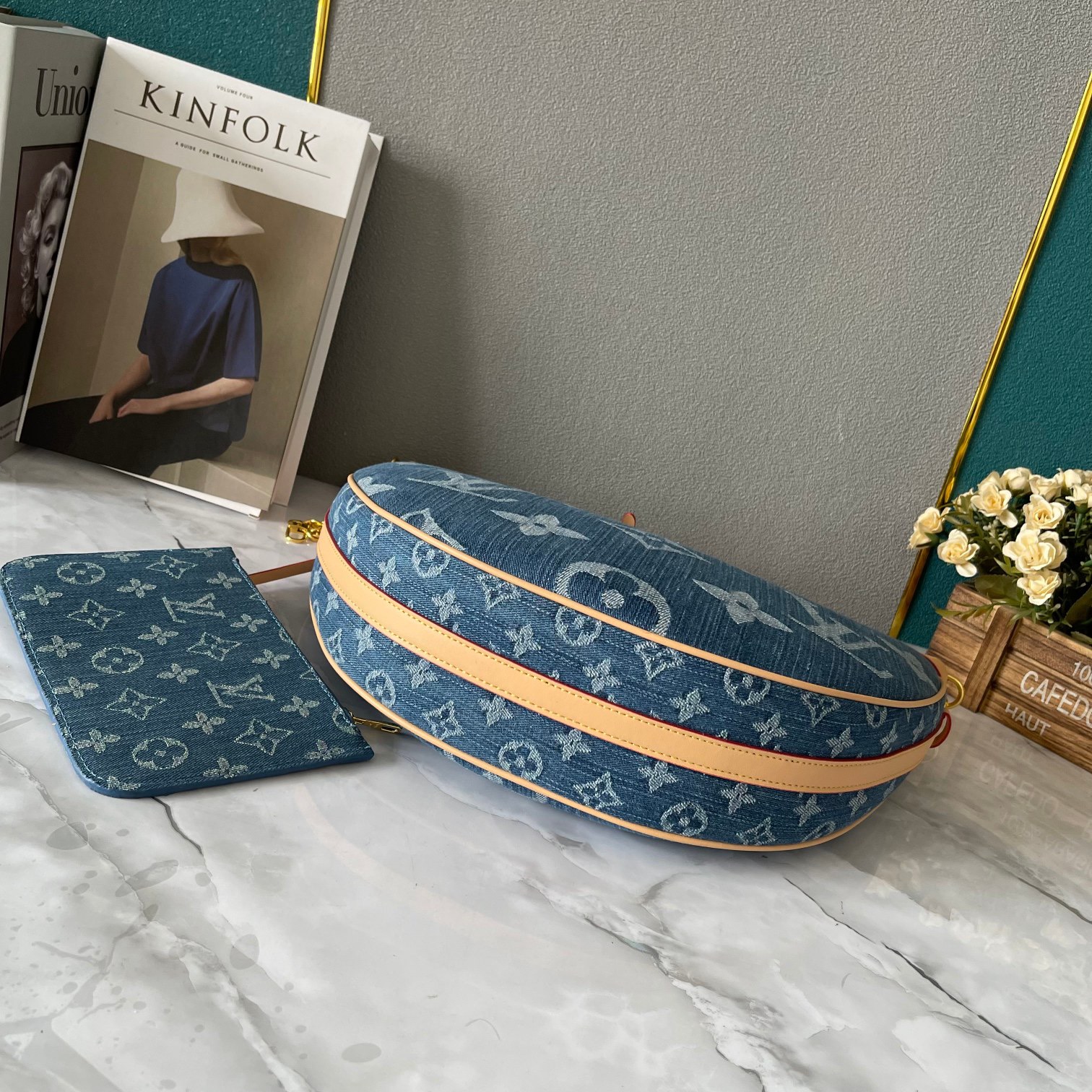 LV Loop Hobo Denim Handbag