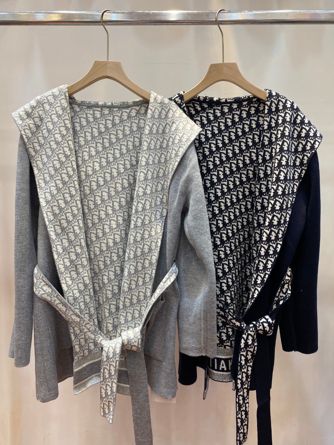 DIOR Hooded wool coat （reversible）