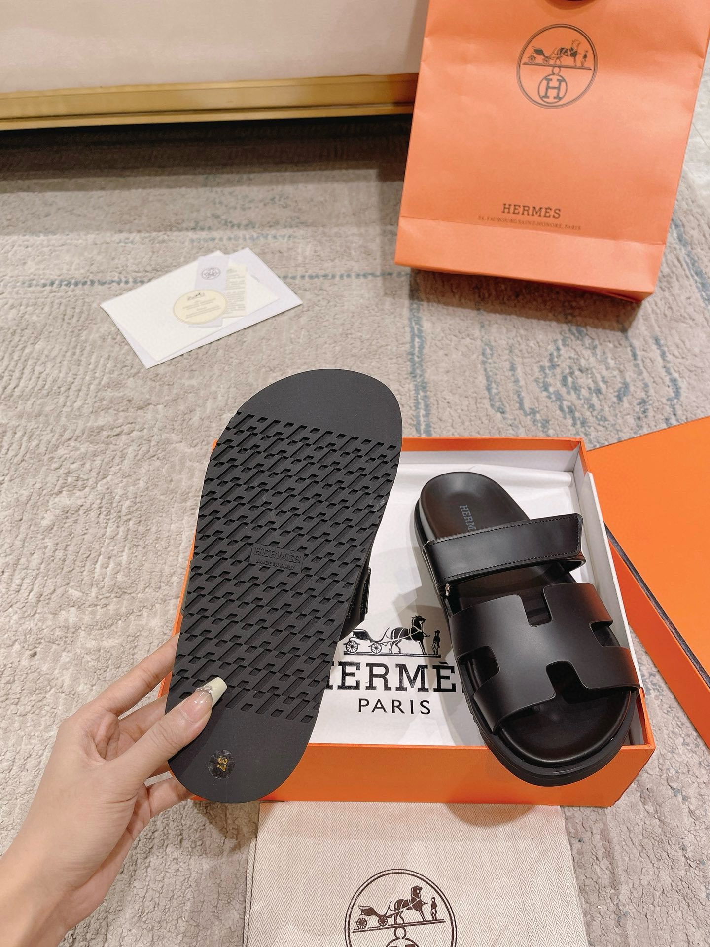 Hermès Classic H Dad's Sandals