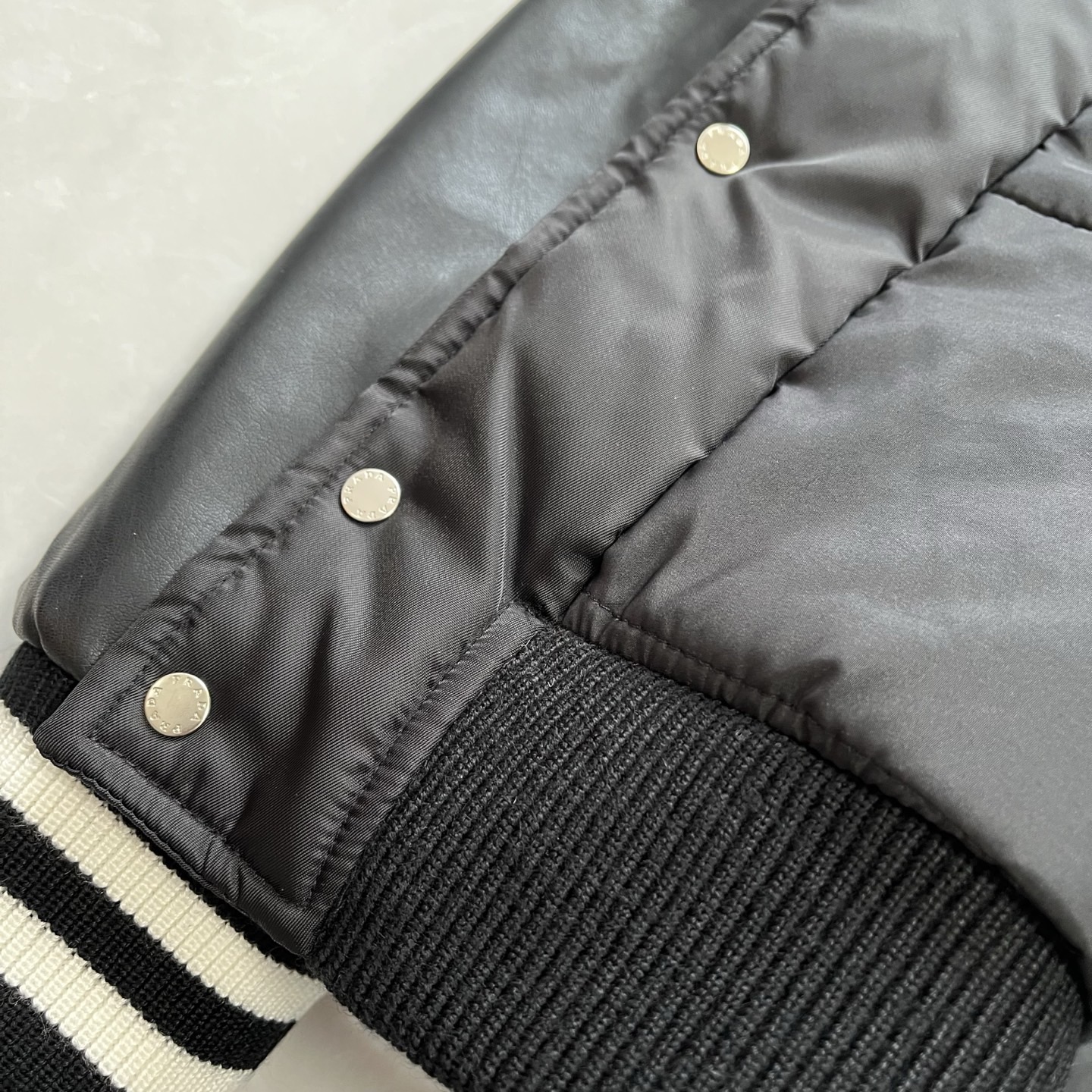 Baseball-style cotton jacket