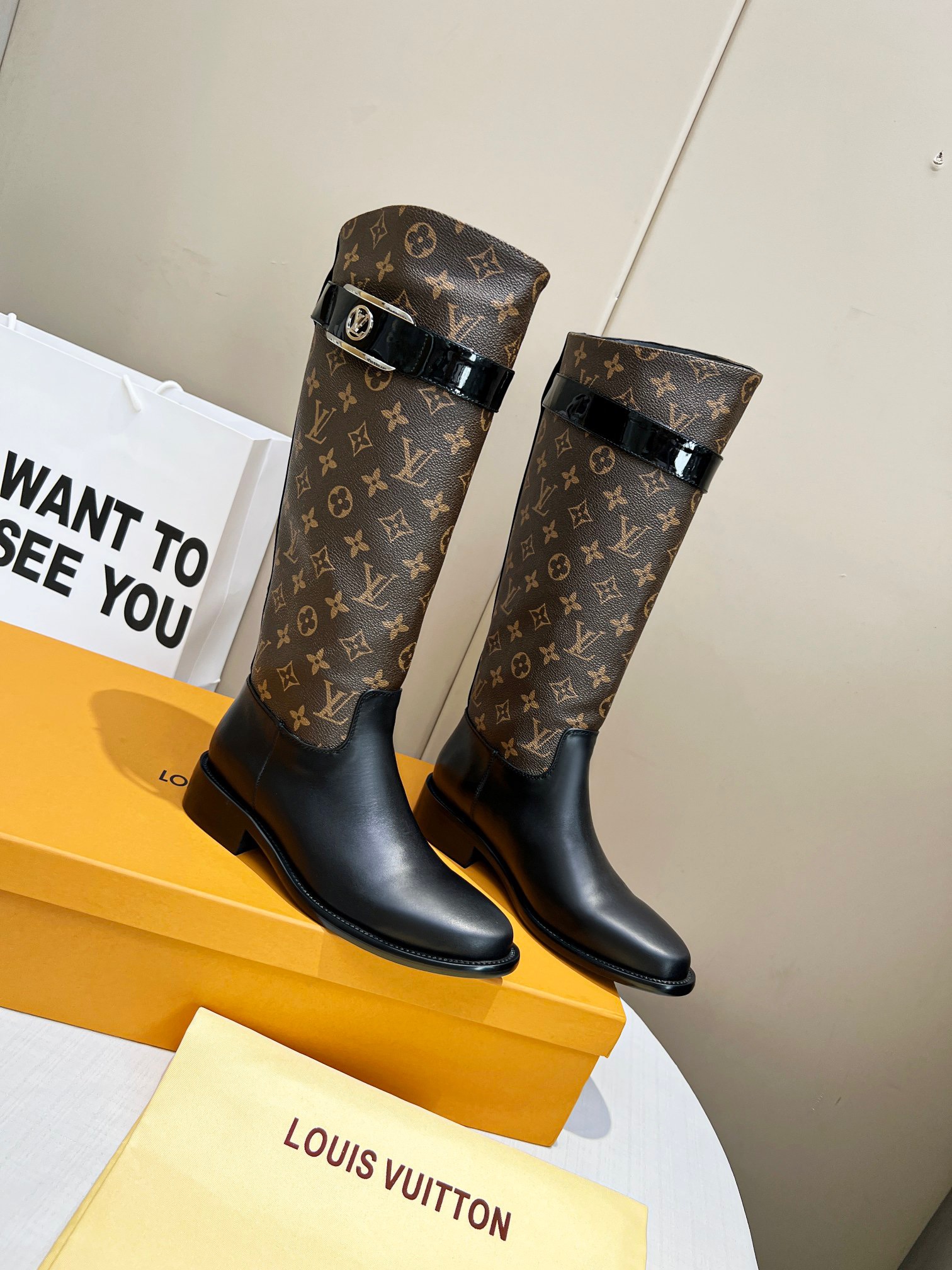 LV Thigh Boots