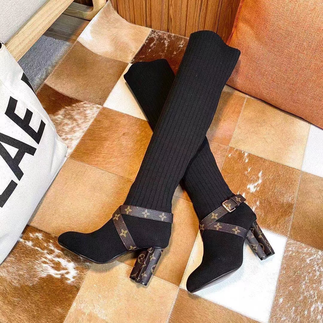 LV Silhouette ankle boots