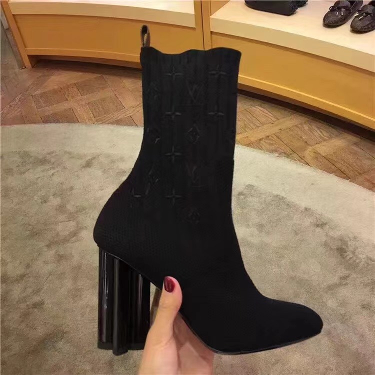 LV Silhouette ankle boots