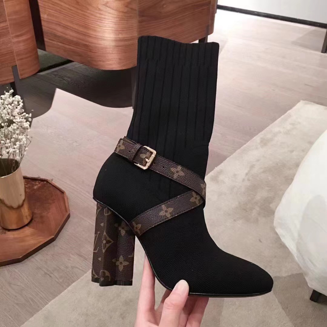 LV Silhouette ankle boots