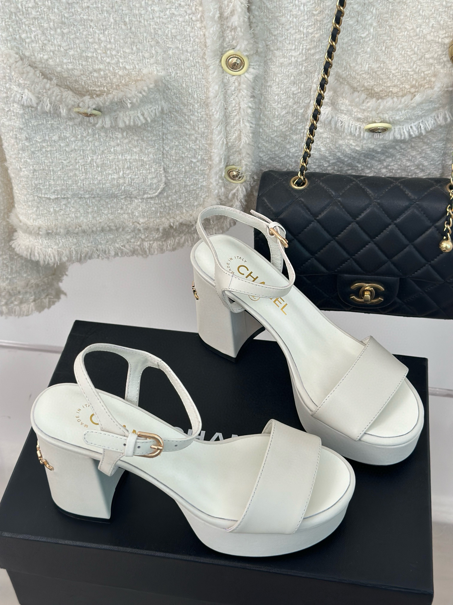 CHANEL Heels Sandals