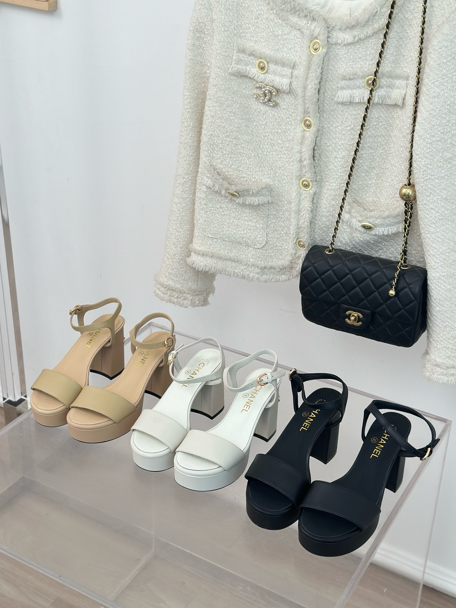 CHANEL Heels Sandals