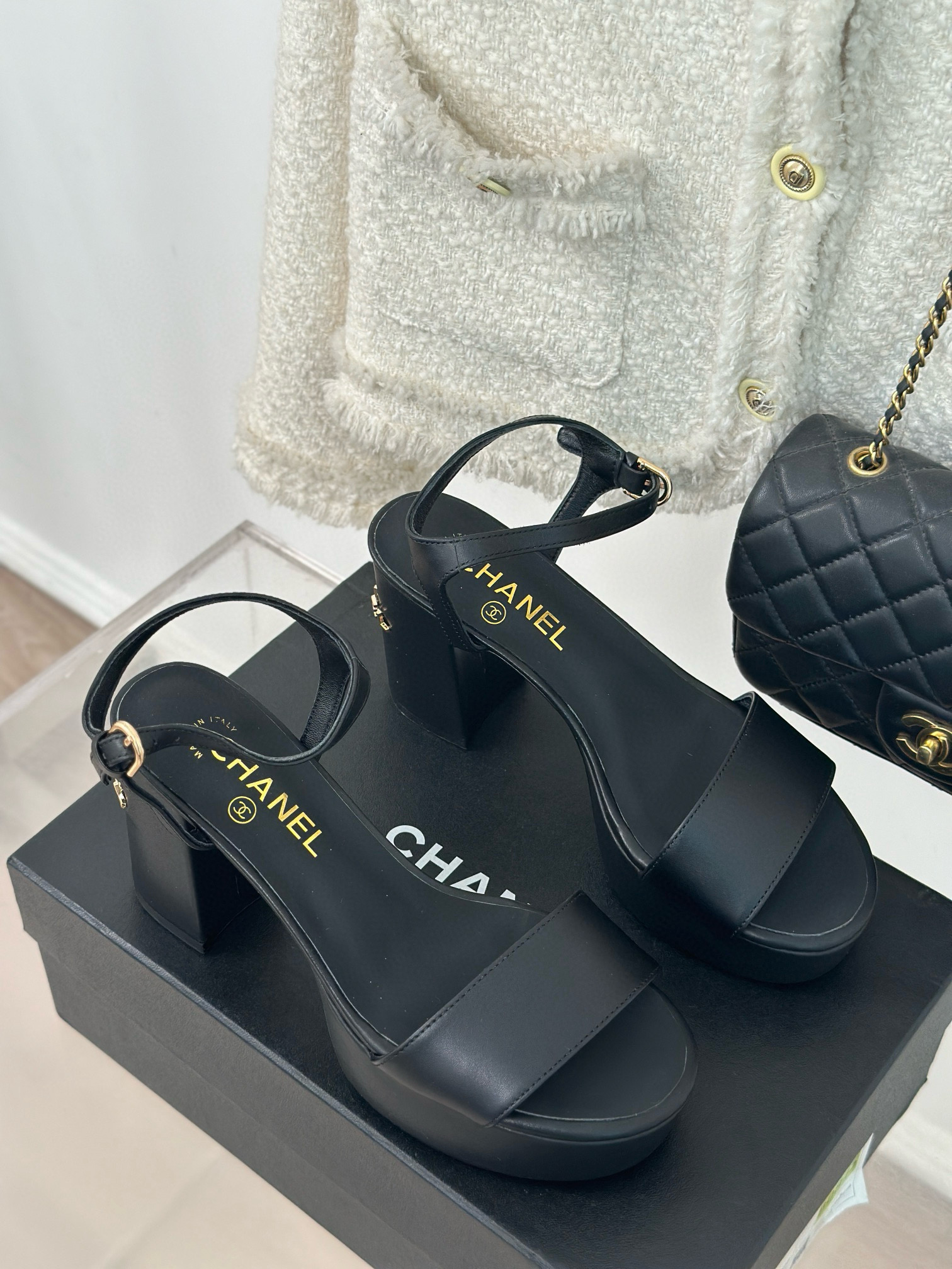 CHANEL Heels Sandals