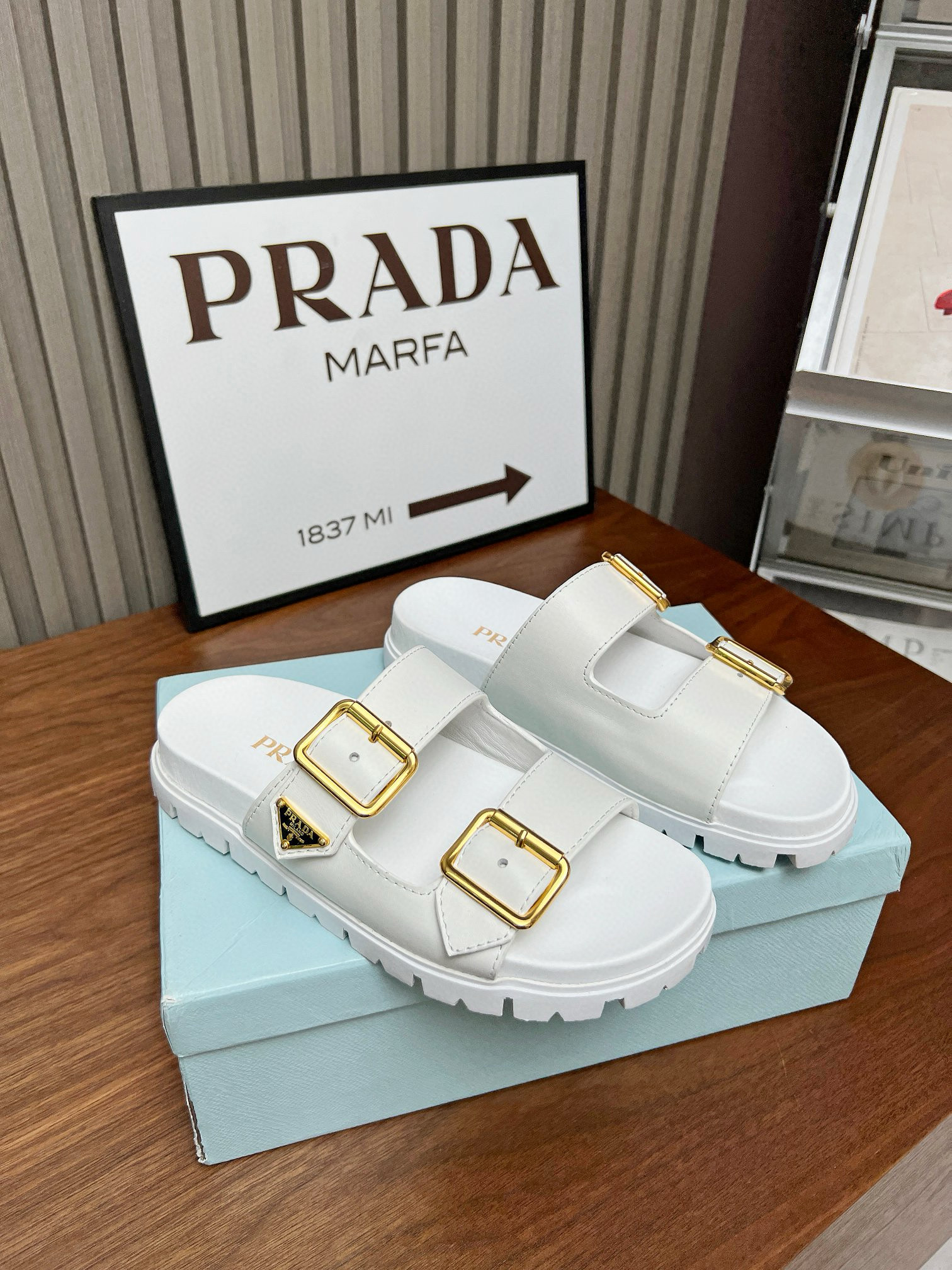 PRADA two straps Slippers