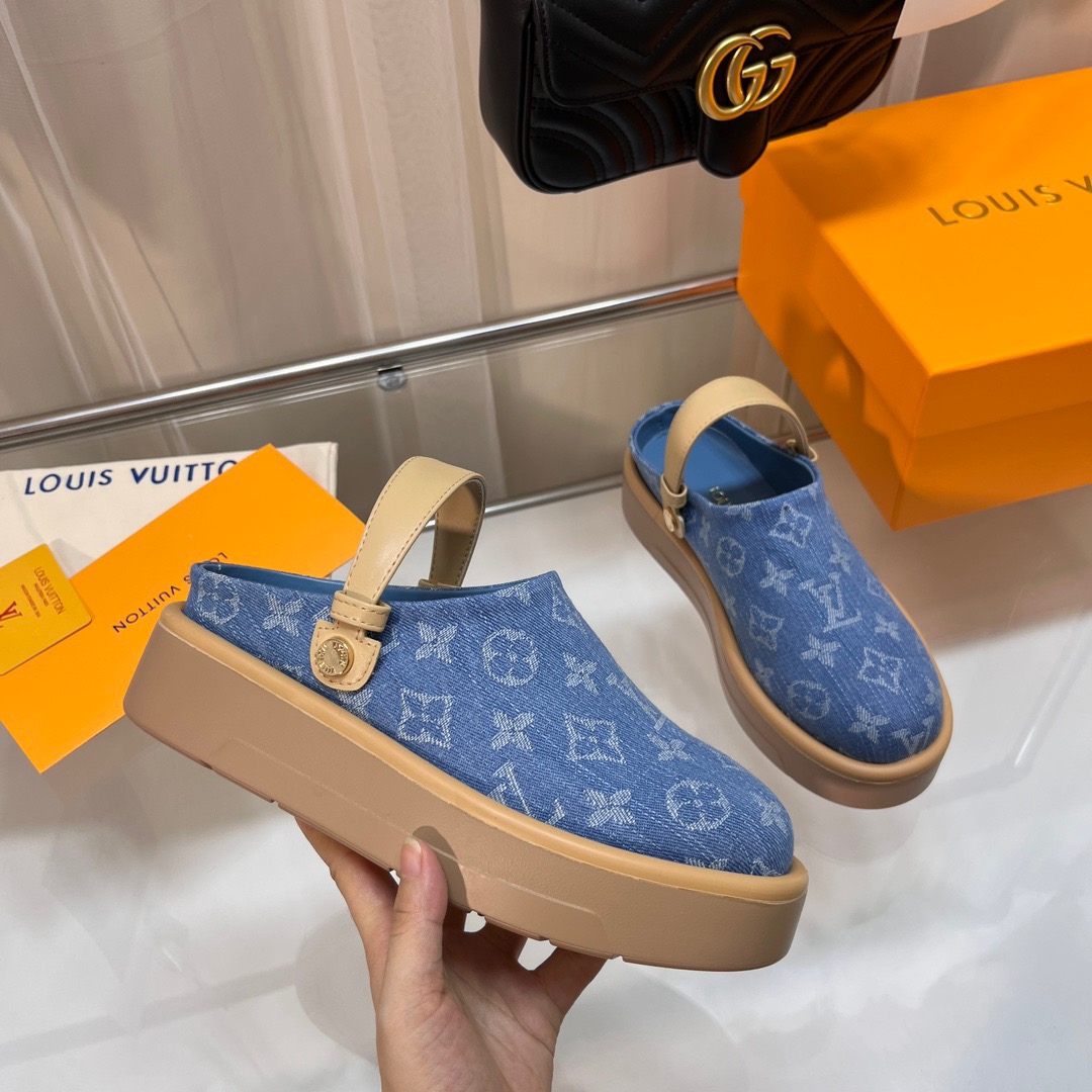LV ASPEN Birkenstock slippers