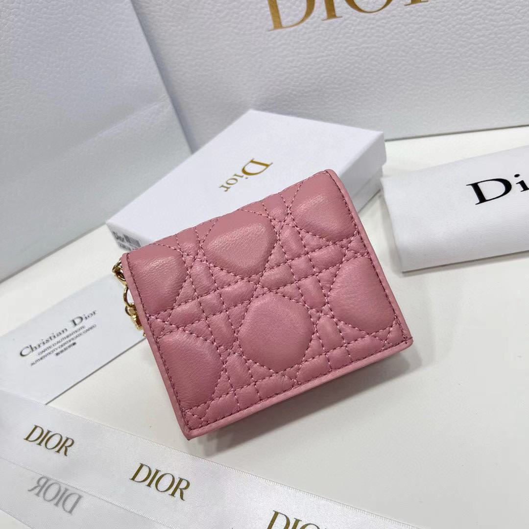 DIOR Caro Hibiscus Wallet