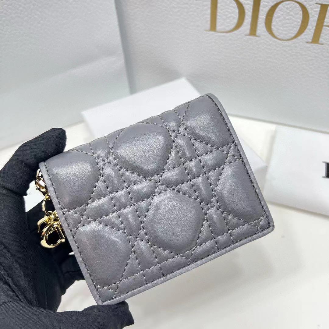 DIOR Caro Hibiscus Wallet