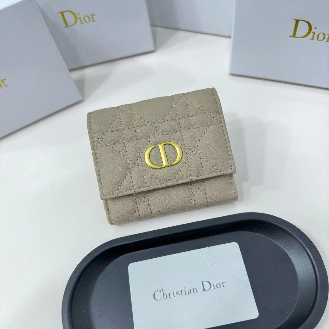 DIOR Caro Hibiscus Wallet