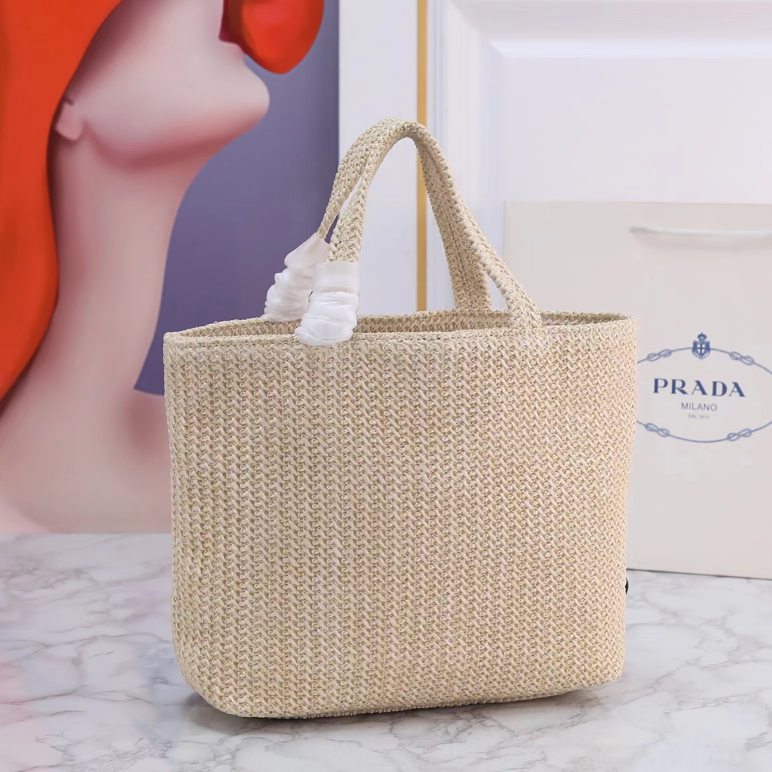 PRADA Woven handbag