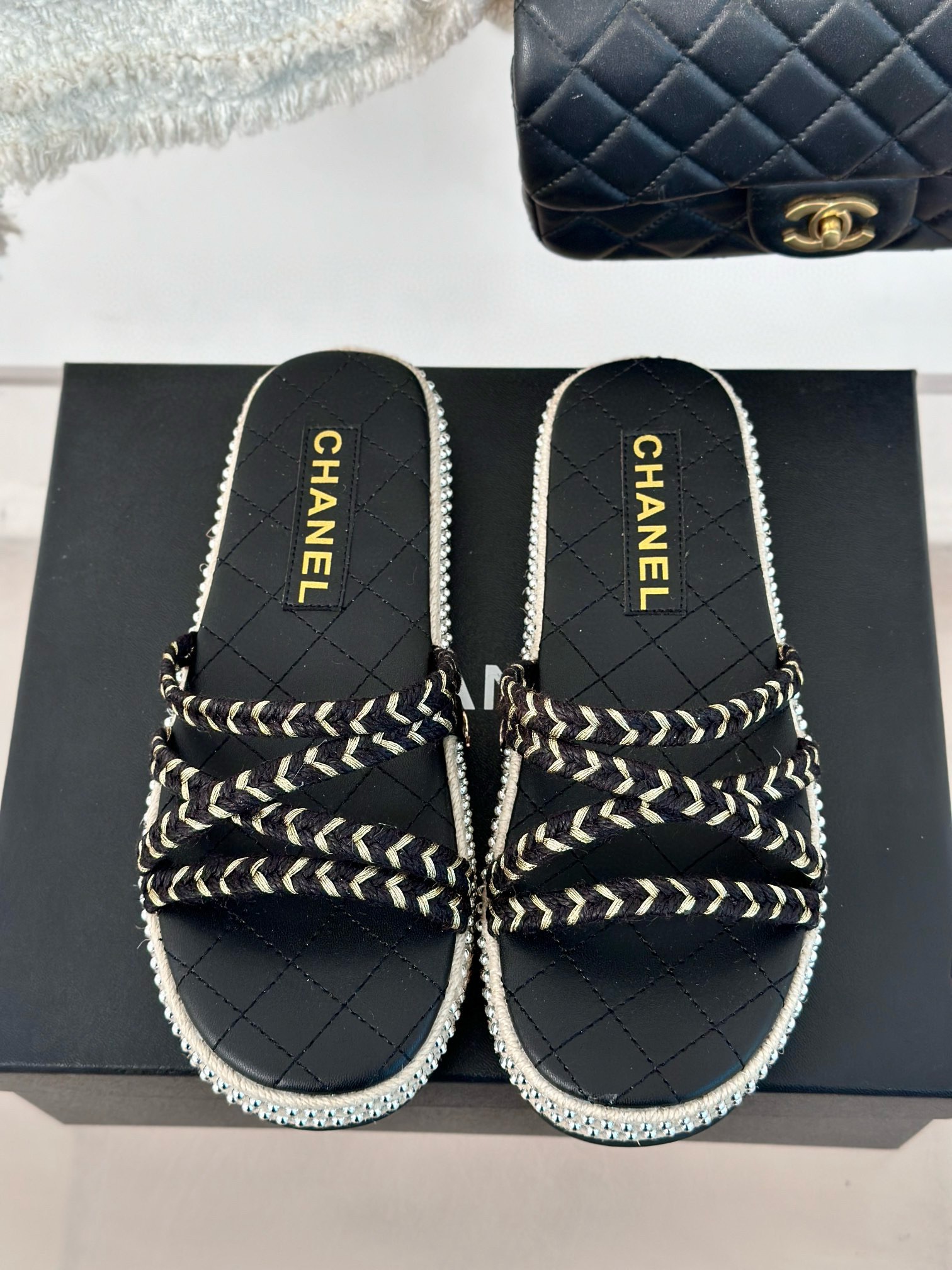 CHANEL Slippers with twine