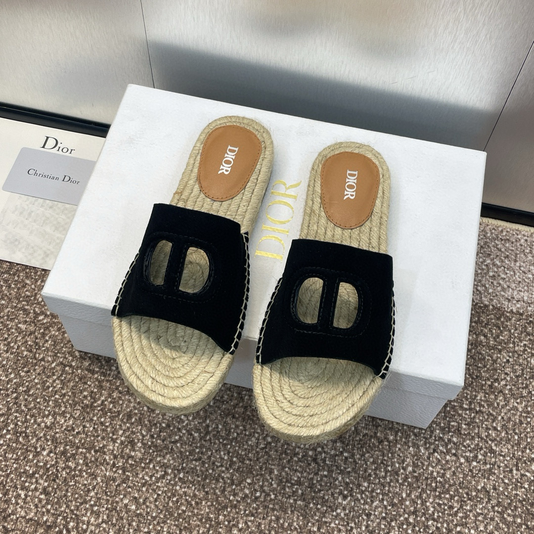 DIOR Fisherman Slippers