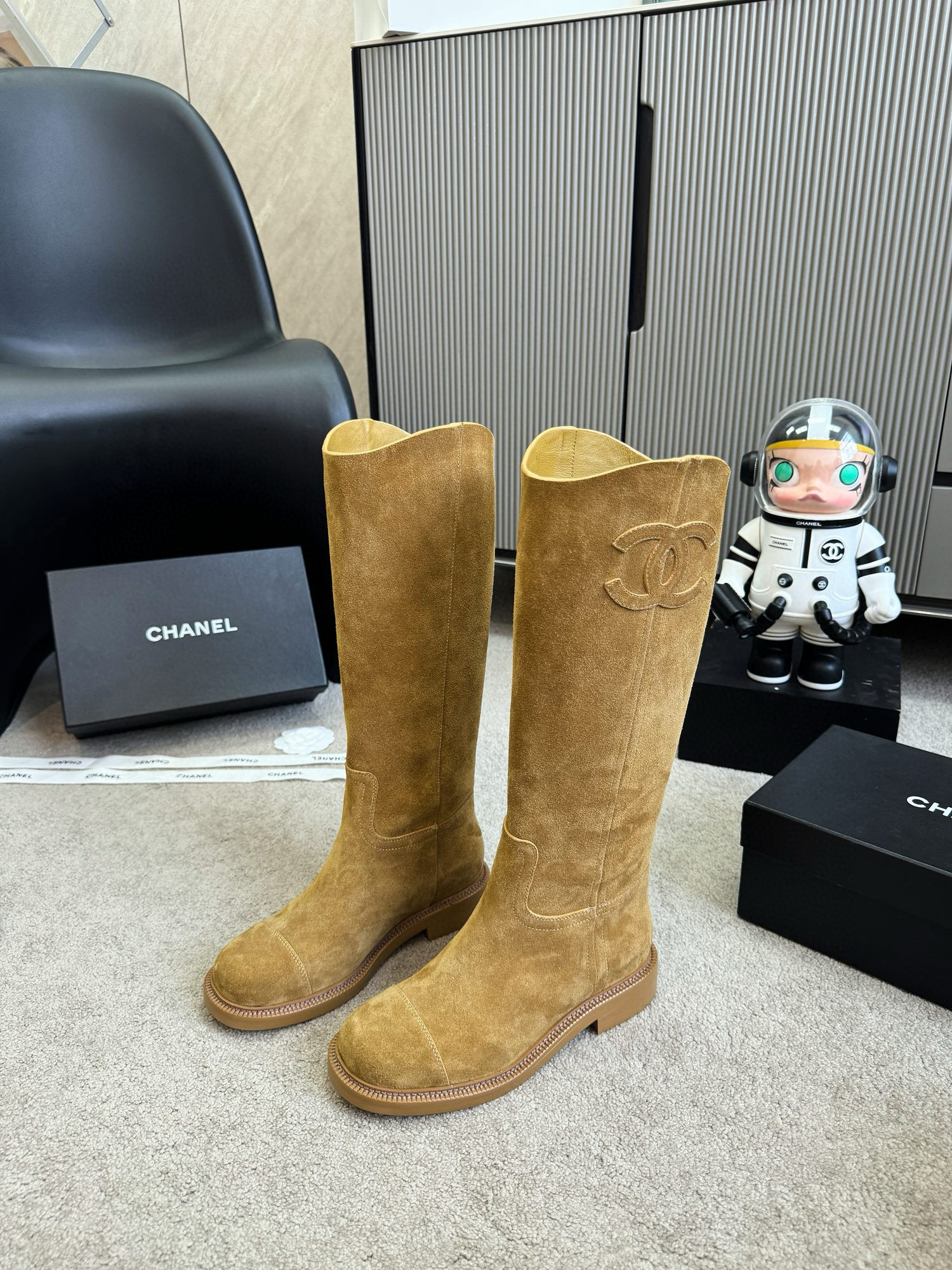 CHANEL knight boots