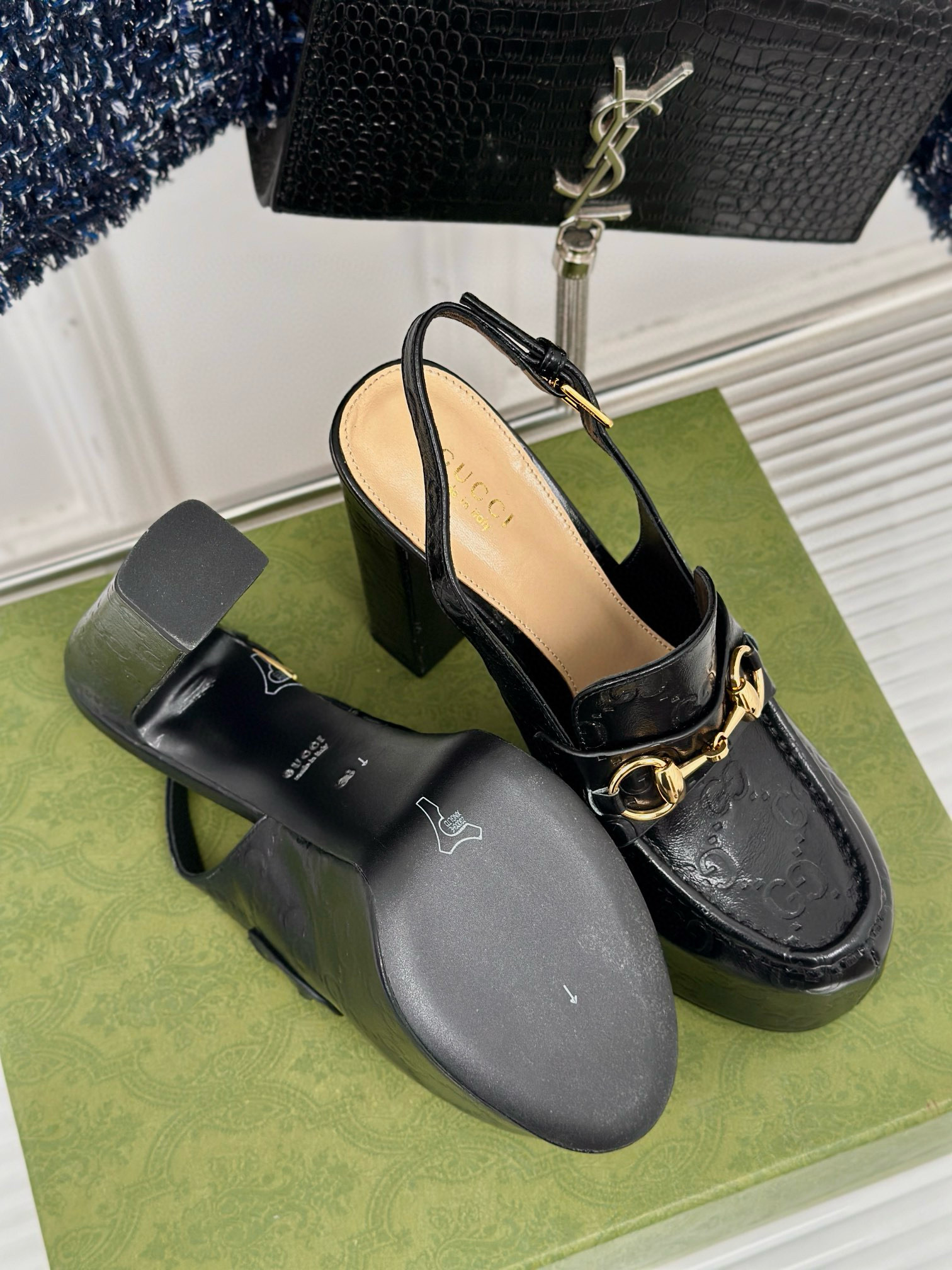 GUCCI Platform high-heeled sandals