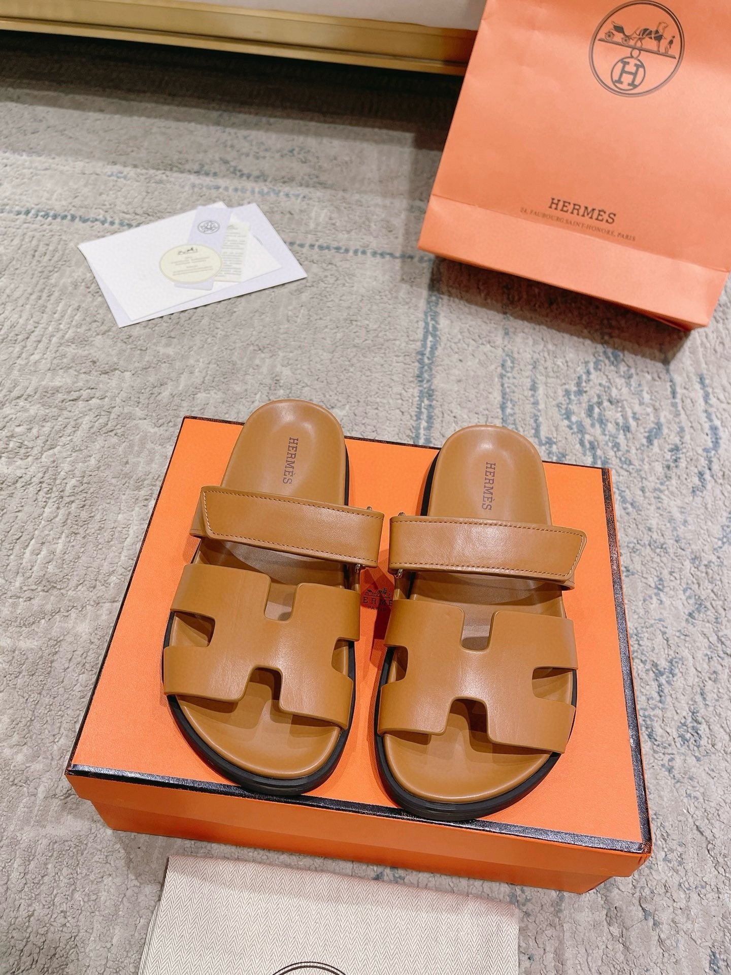 Hermès Classic H Dad's Sandals