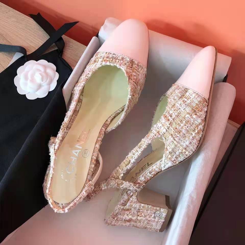 CHANEL Rear Empty Sandals