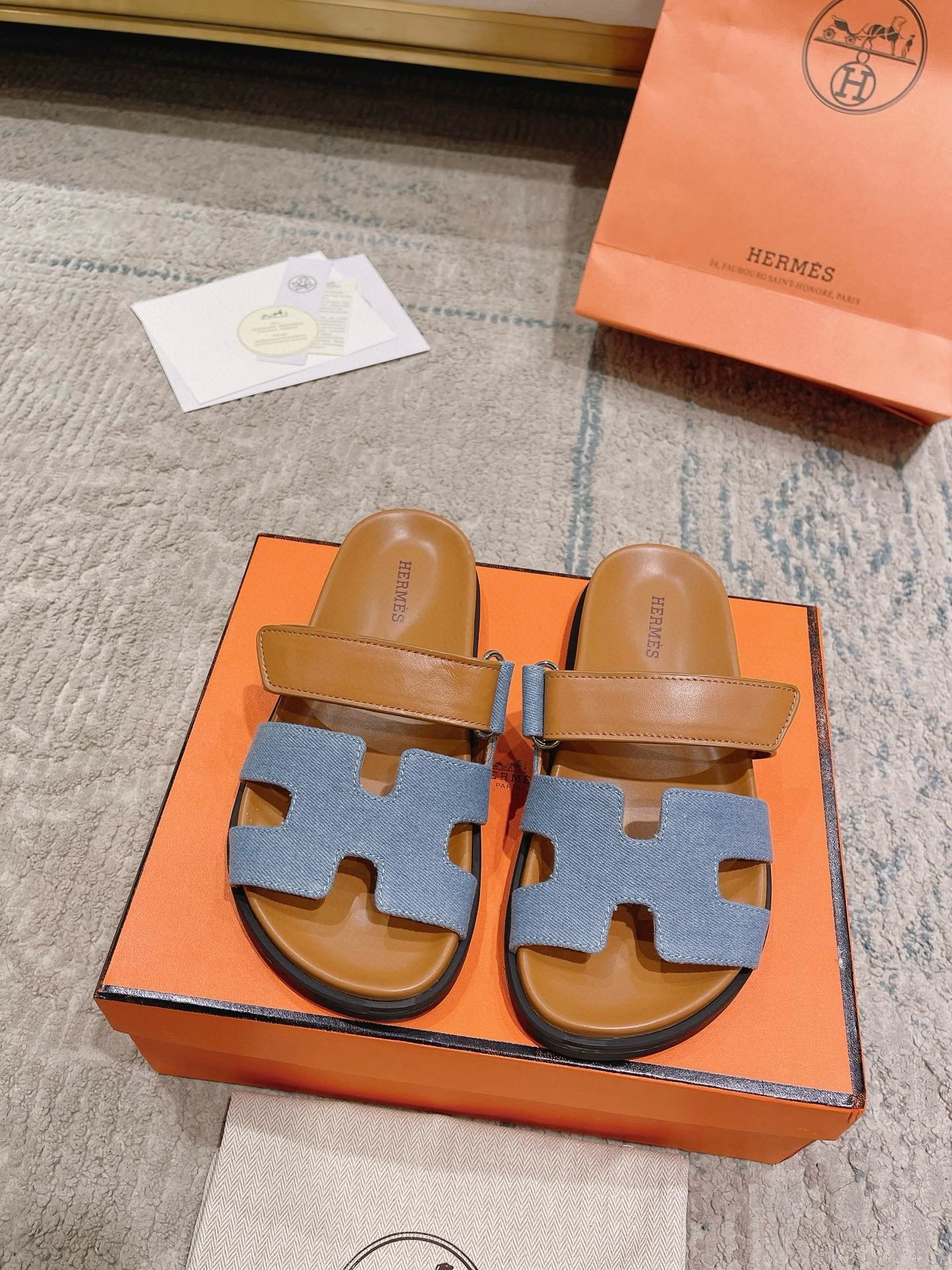 Hermès Classic H Dad's Sandals