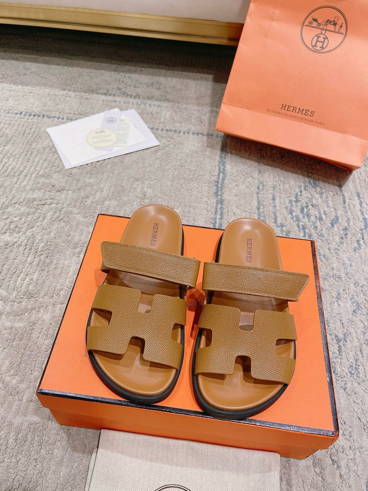 Hermès Classic H Dad's Sandals
