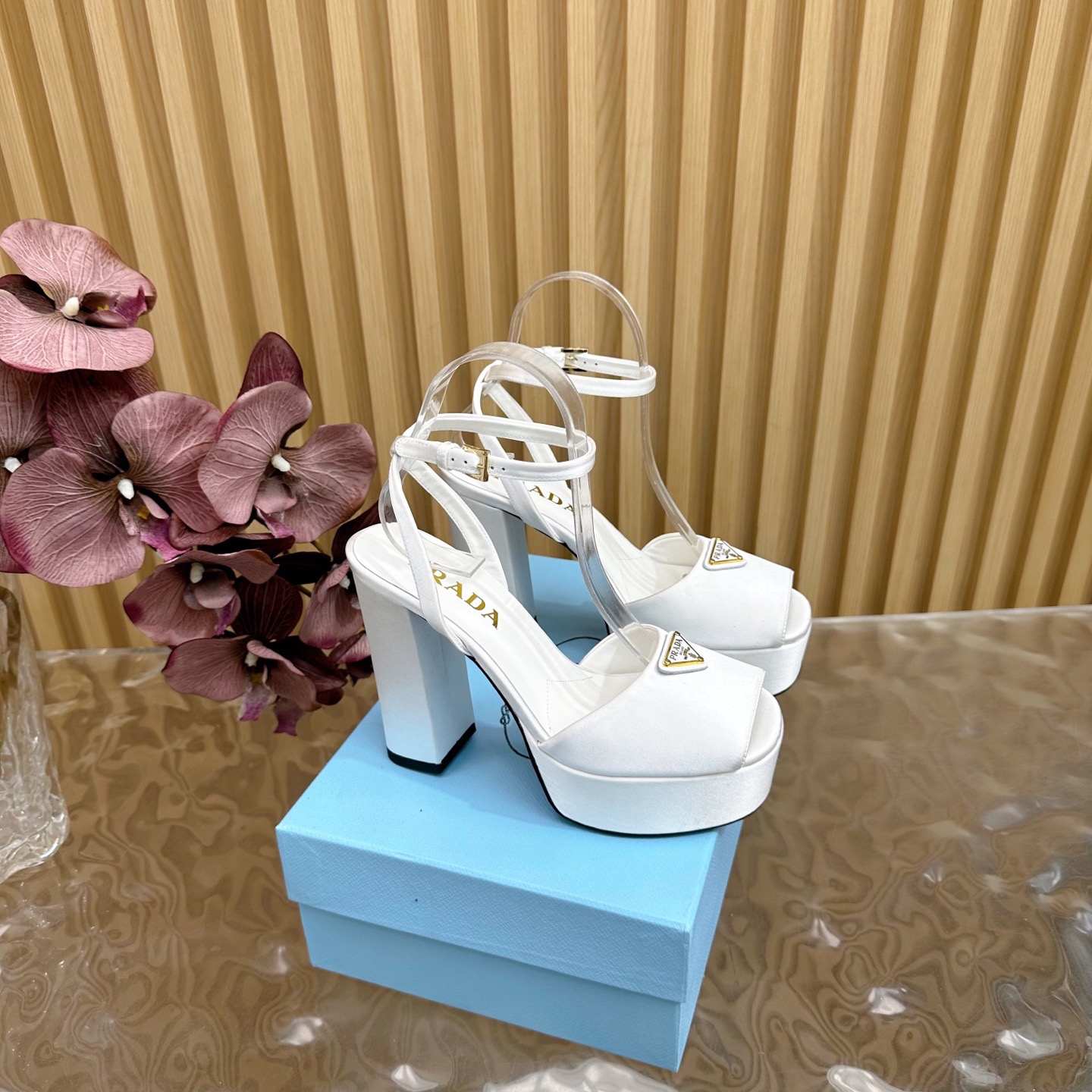 PRADA Platform Heels