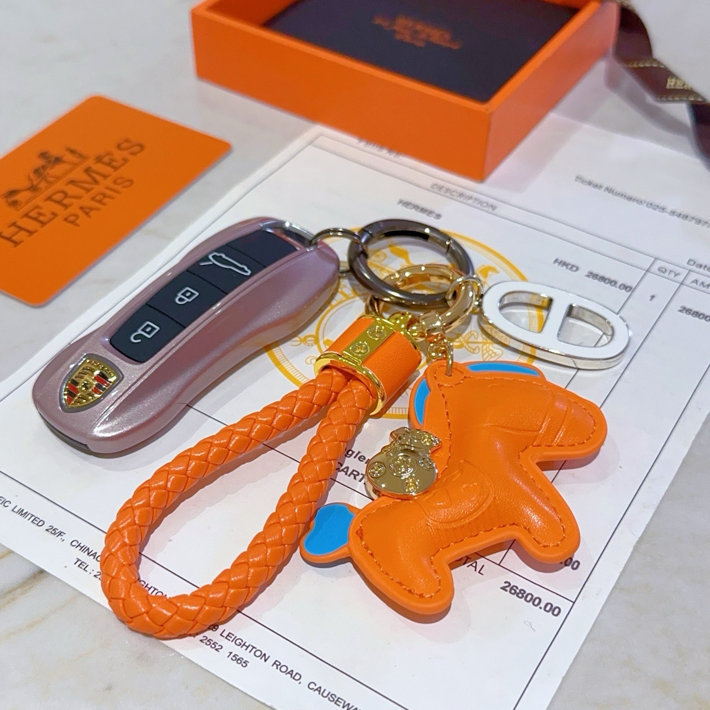 Hermes key Chain