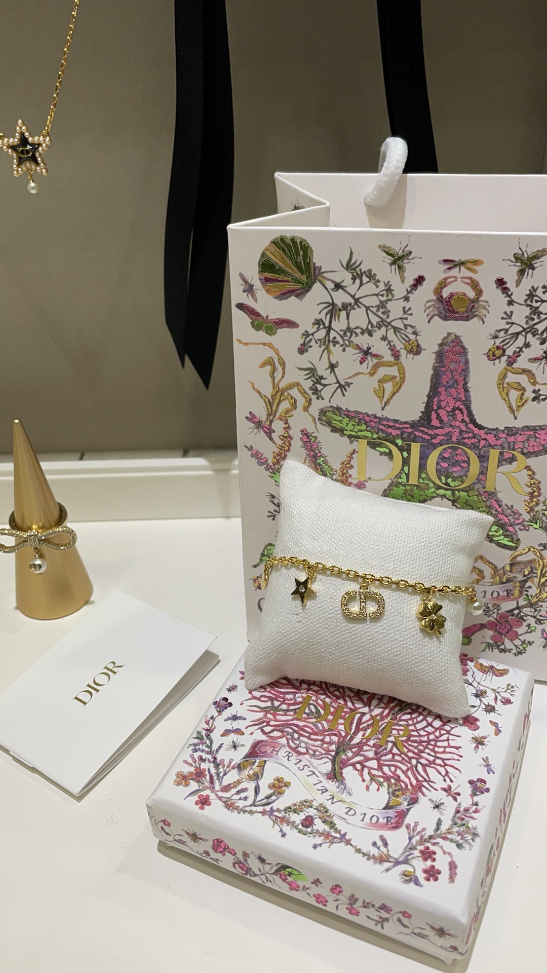 DIOR Petit CD Lucky Charms Bracelet