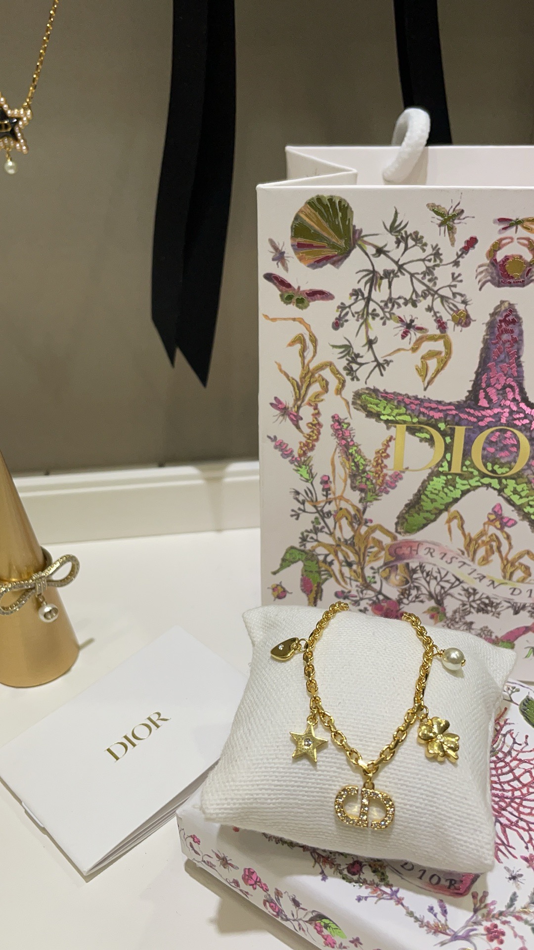 DIOR Petit CD Lucky Charms Bracelet