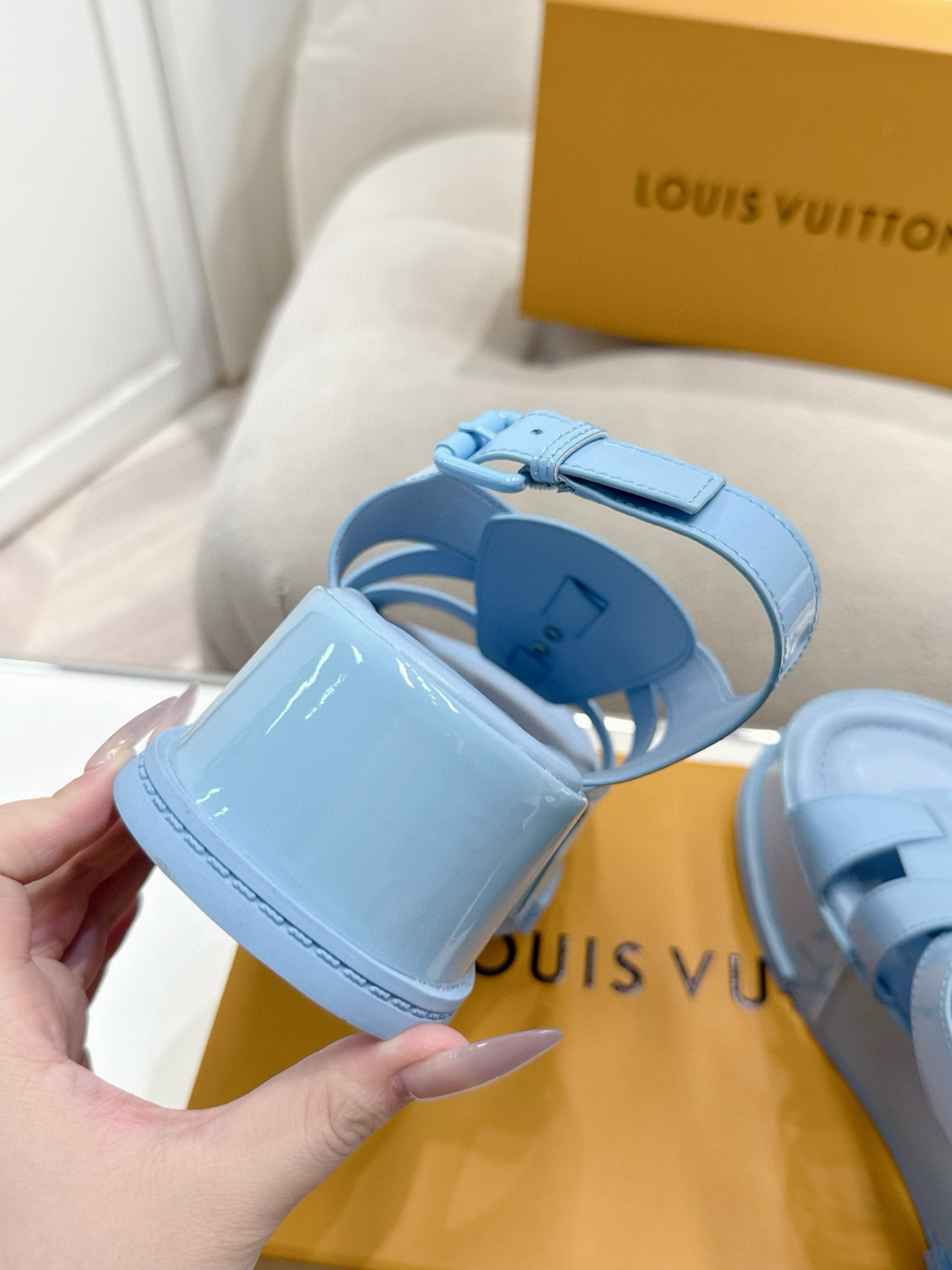 LV MAYA FLATFORM Sandals