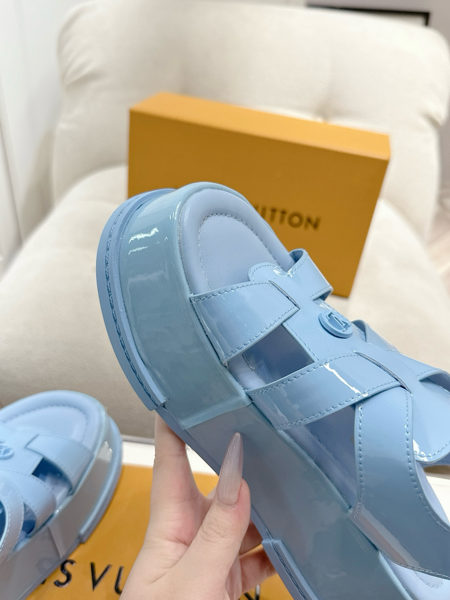 LV MAYA FLATFORM Sandals