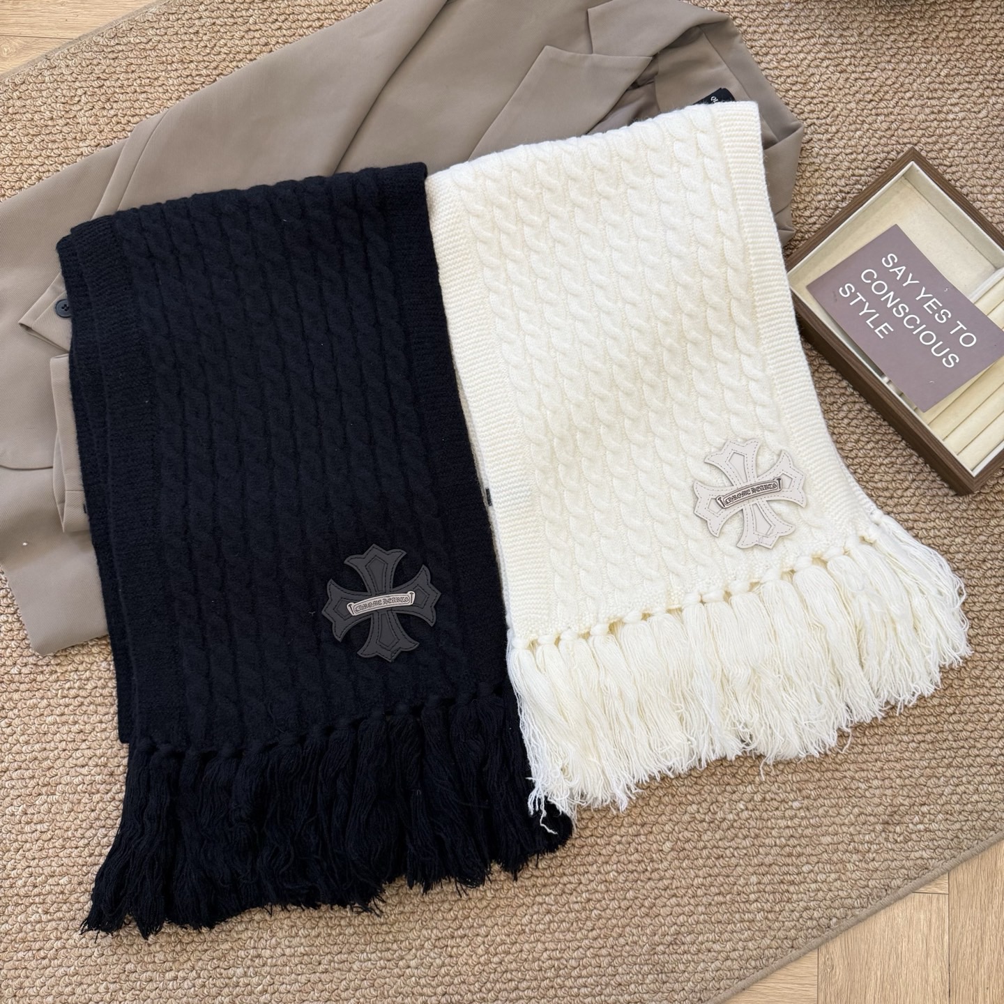 Chrome Hearts scarf